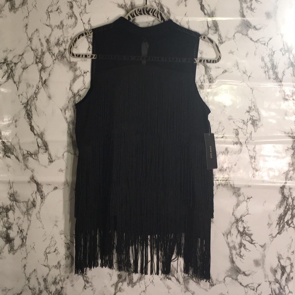 Zara women fringle top